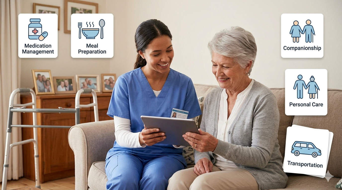 Professional home nursing caregiver and senior citizen in Gurugram - The Elder Home Care Services